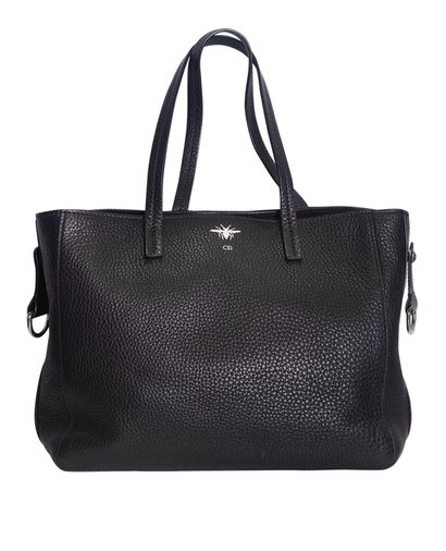 D-bee Shopper Tote, &pound;750, Handbags, Black, Leather, Front view